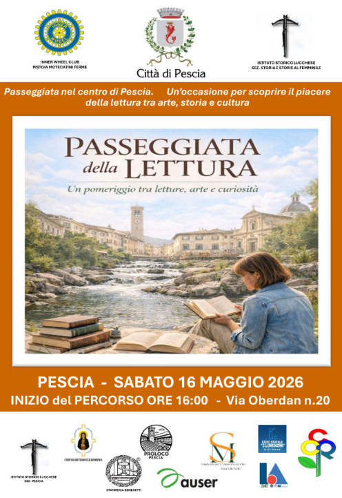 Passeggiata della Lettura nel centro di Pescia 1