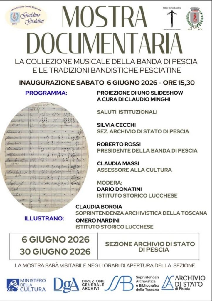 La Collezione Musicale della Banda di Pescia e le tradizioni bandistiche pesciatine 1