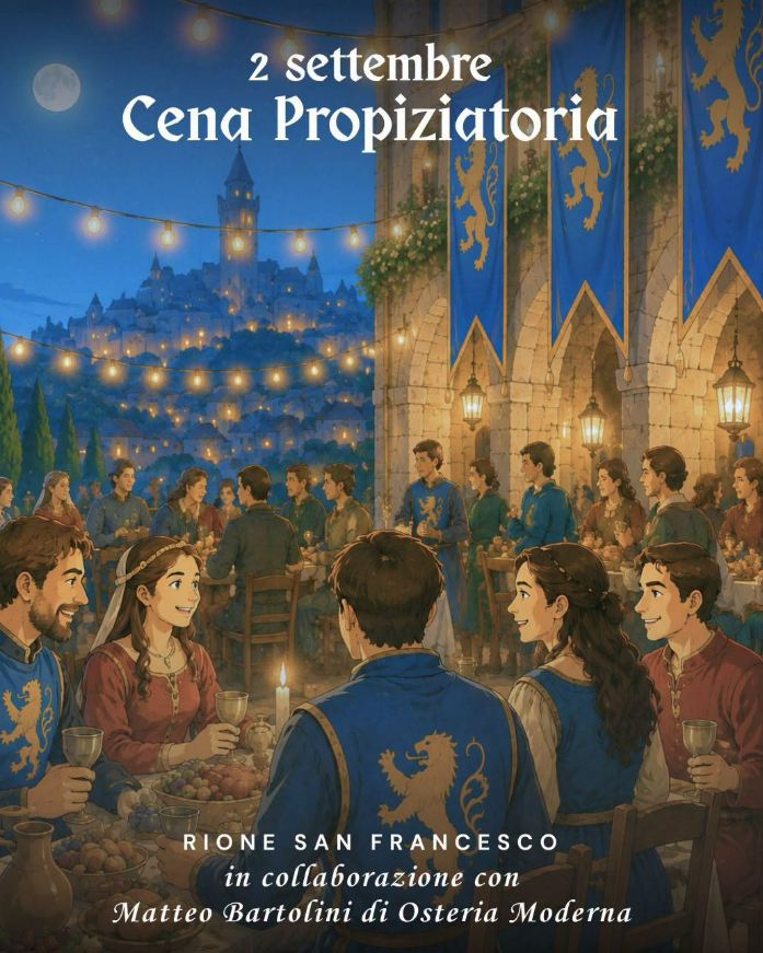 Cena Propiziatoria Rione San Francesco 4 Cena Propiziatoria Rione San Francesco 3