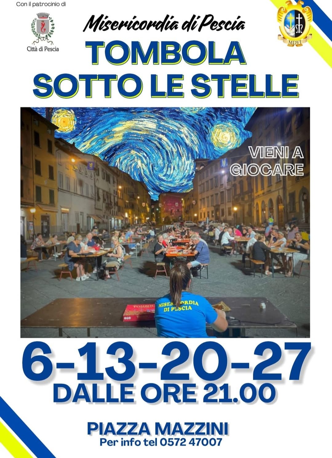 tombola sotto le stelle pescia