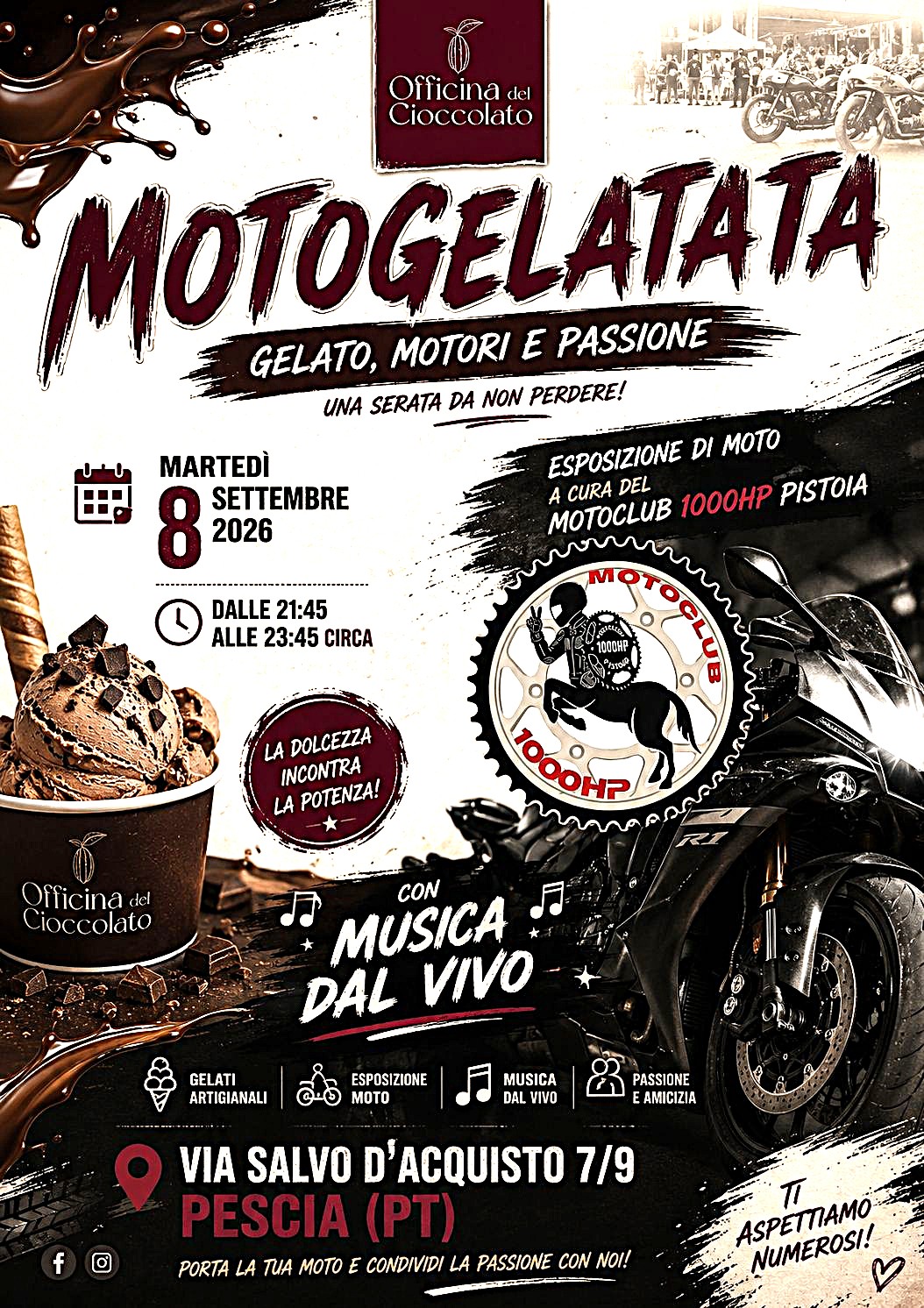 motogelatata raduno moto con gelato
