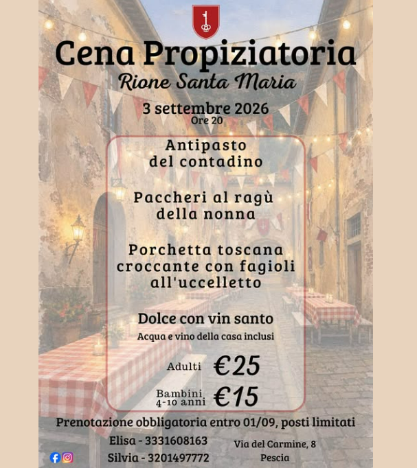 Cena Propiziatoria Rione Santa Maria 21 Cena Propiziatoria Rione Santa Maria 20